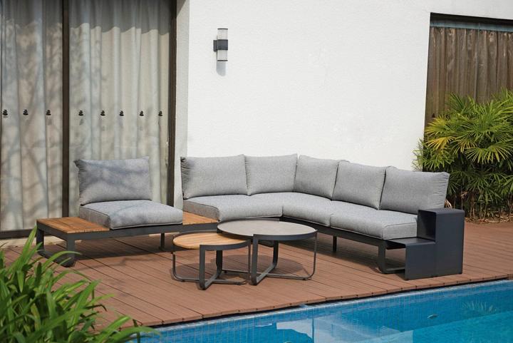 Actual product image Zebra Garden furniture series FLY LOUNGE FLY LOUNGE stool mixed grey