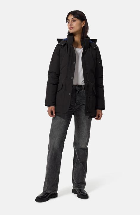 Produktbild Cash-Mere Daunenparka Mantel mit Kapuze und Kaschmirfutter (L)