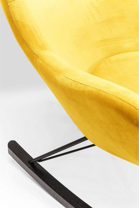Actual product image Kare Design Oslo yellow rocking chair