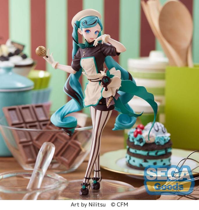 Produktbild Sega Goods Hatsune Miku Series Luminasta PVC Statue Hatsune Miku - Bitter Patissier (re-run) 21 cm