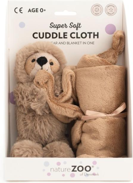 Actual product image nature Zoo natureZOO cuddle cloth, brown sloth