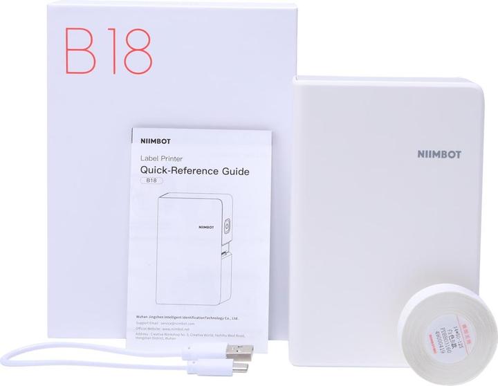 Actual product image Niimbot B18 (203 dpi)