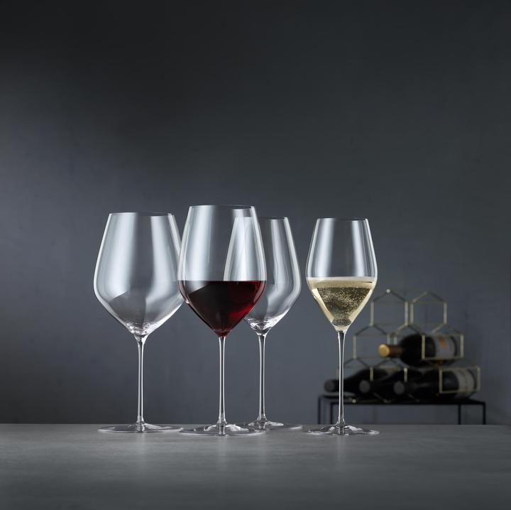 Produktbild Spiegelau Hi-Lite Bordeauxgläser + Poliertuch (65 cl, 2 Gläser, Rotweingläser)