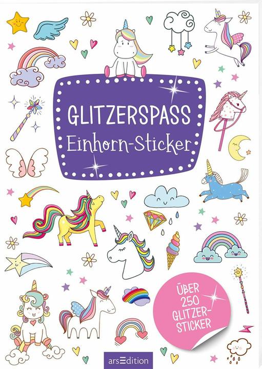 Immagine prodotto ARS Glitzerspass Einhorn-Sticker