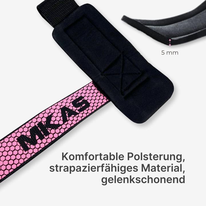 Actual product image Hermex Powerlifting Straps Wrist Support Pulling Aid