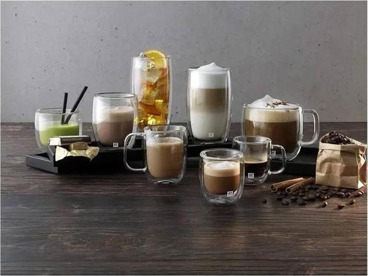 Actual product image Zwilling Sorrento Plus espresso glasses double-walled with handle set of 2 (80 ml, 2 x)