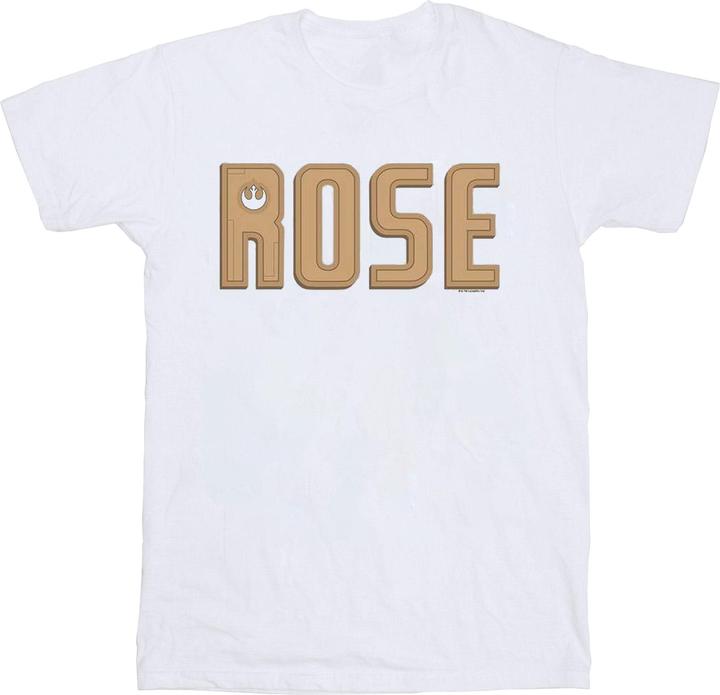Produktbild Star Wars The Rise Of Skywalker Rose Text Logo TShirt (5XL)