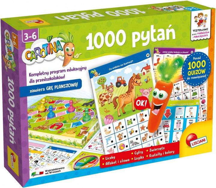 Actual product image Lisciani Carotina 1000 Questions game