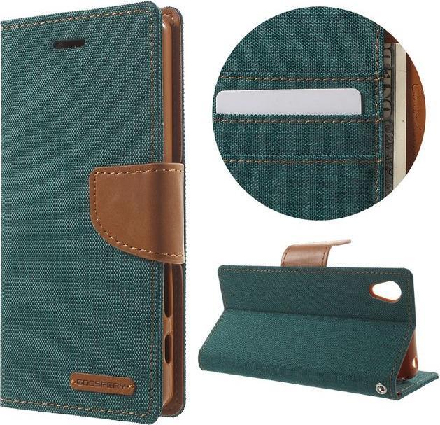 Actual product image Goospery Canvas Diary Series (Sony Xperia X)