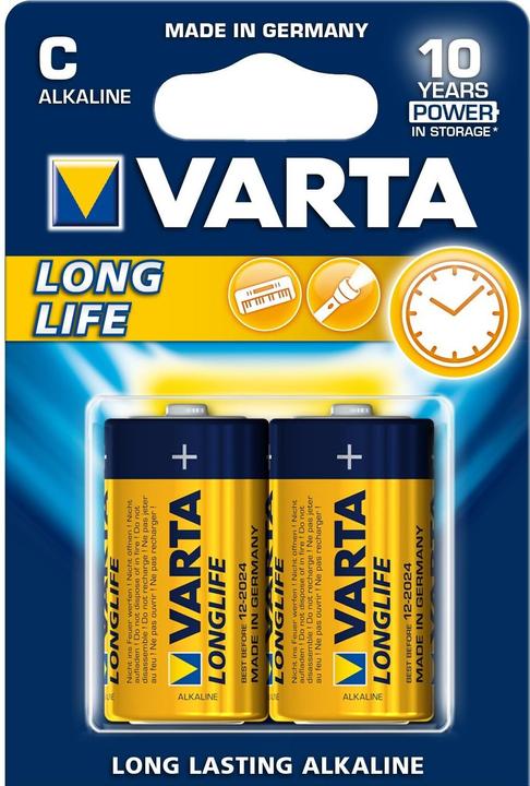 Actual product image Varta Longlife (2 pcs., C, 7600 mAh)