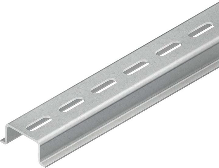 Image du produit Niedax Profilé chapeau ST g/vz perforation 35x2000mm Rail porteur DIN EN60715