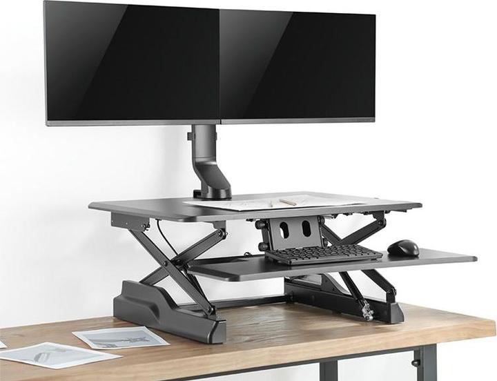 Actual product image LogiLink Monitor bracket 2-fold, 1727", aluminium, curved screens (27")