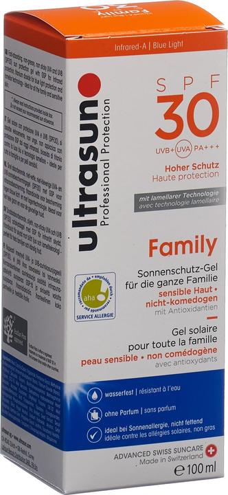 Image du produit Ultrasun Famille (Lait solaire, SPF 30, 100 ml, 169 g)