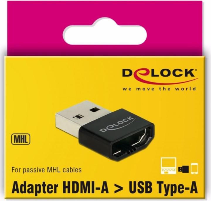 Actual product image Delock HDMI to (USB 2.0, 2.34 cm)
