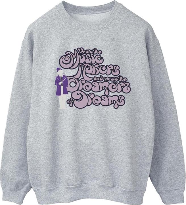 Image du produit Willy Wonka & the Chocolate Factory - Sweat DREAMERS TEXT - Femme (XL)