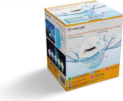 Produktbild Technaxx Wasserdichter-Lautsprecher BT-X60 (8 h, Stromversorgung über USB)