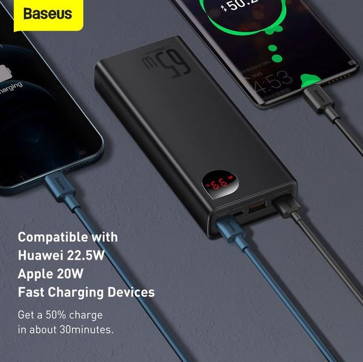 Image du produit Baseus Série Adaman (20000 mAh, 65 W, 74 Wh)