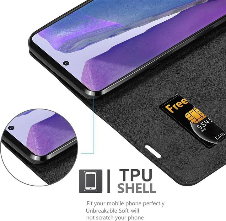 Productafbeelding Cadorabo Boek Onzichtbare Magneethoes (Samsung Galaxy Note 20)
