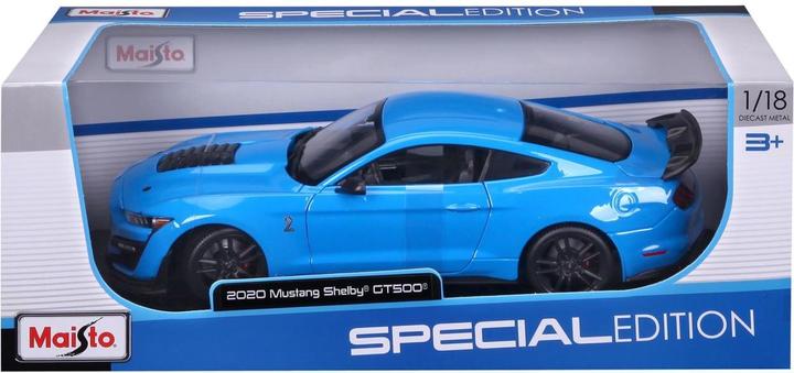 Produktbild Maisto Mustang Shelby GT500 2020 1/18 blue