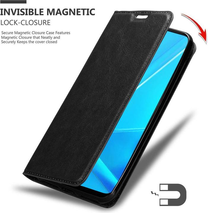 Actual product image Cadorabo Book Invisible Magnet Cover (Oppo A92)