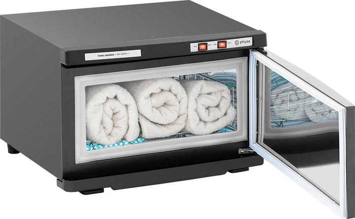 Produktbild Physa Kompressenwärmer Kosmetik Handtuchwärmer mit UV-Sterilisation 70 °C 230 W 16 L