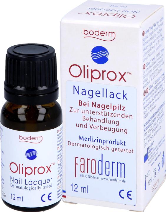 Boderm Oliprox nail polish to protect against nail fungus, 12 ml solution (12 ml)