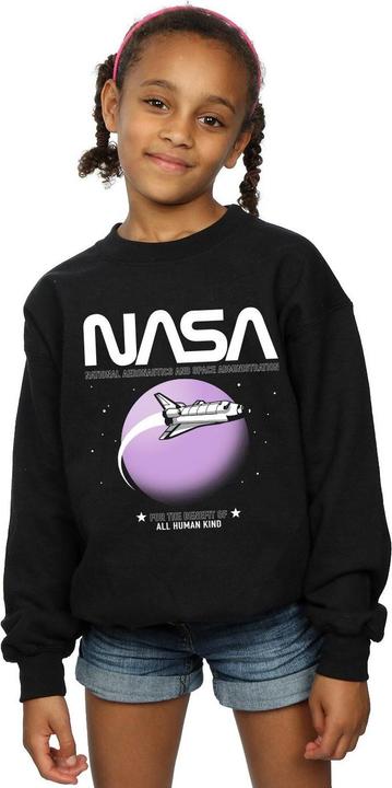 Actual product image Nasa Girls Shuttle Orbit Sweatshirt (128)