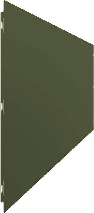 Image du produit VidaXL Bordure de pelouse 10 pcs. Vert olive 25x103 cm Acier laminé à froid Bordure de jardin (103 cm)