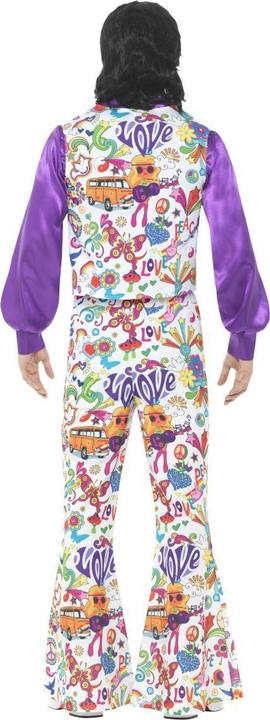 Produktbild Smiffys Groovy 60er Jahre Hippie Kostüm (Männer) (L)