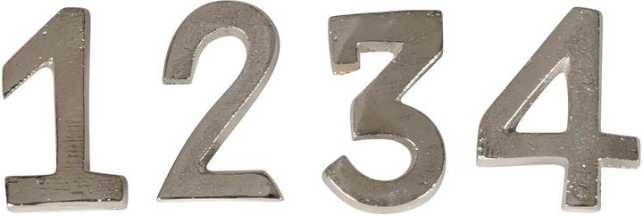 Produktbild Cocon Kerzenpin Zahlen 4 Stück, Silber (2 x 4 cm)