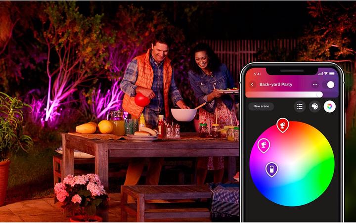 Actual product image Philips Hue Lily Basic Set (DE Plug) (640 lm, IP65)