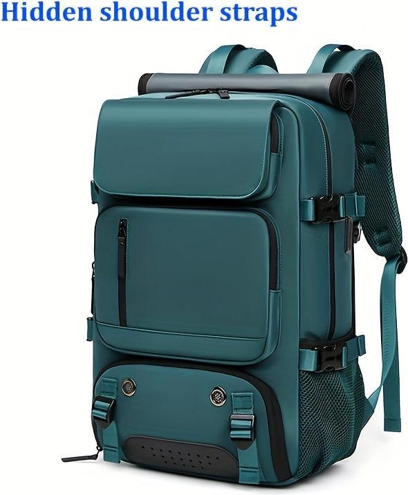 Only-Bags.Store Waterproof 40.64 Cm Business Laptop Backpack, Travel Rucksack With Separate Shoe Bag, Outdoors