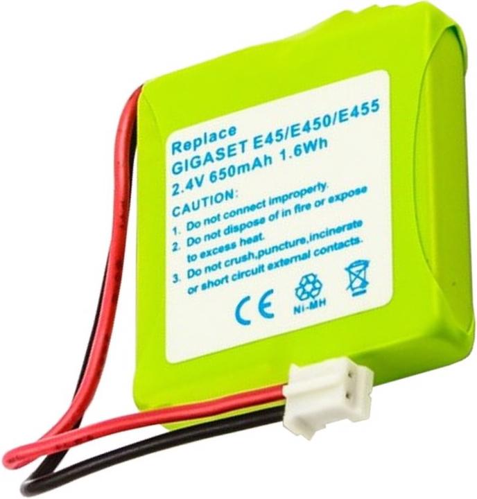 Immagine prodotto Siemens Batteria Gigaset E45, E450, E455 V30145-K1310-X382, S30852-D1751-X1, TA SL30258-GP