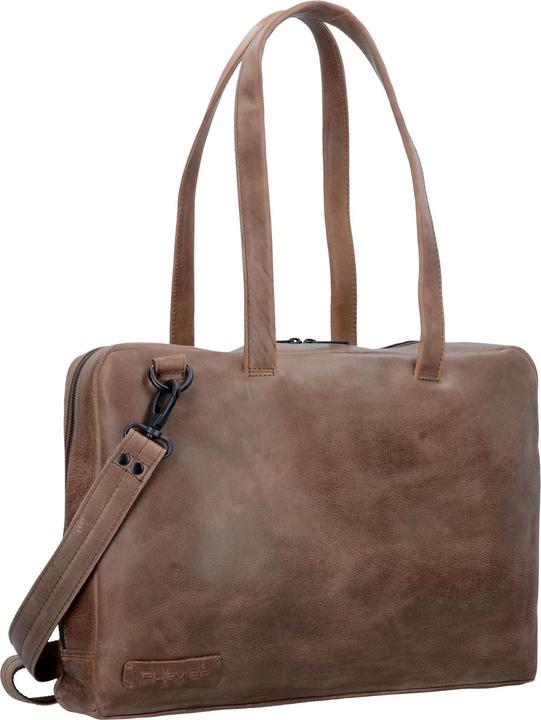 Produktbild Plevier Pure Schultertasche Leder 43 cm Laptopfach