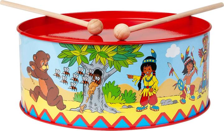 Productafbeelding Bolz Tinnen trommel indianen (Duits)