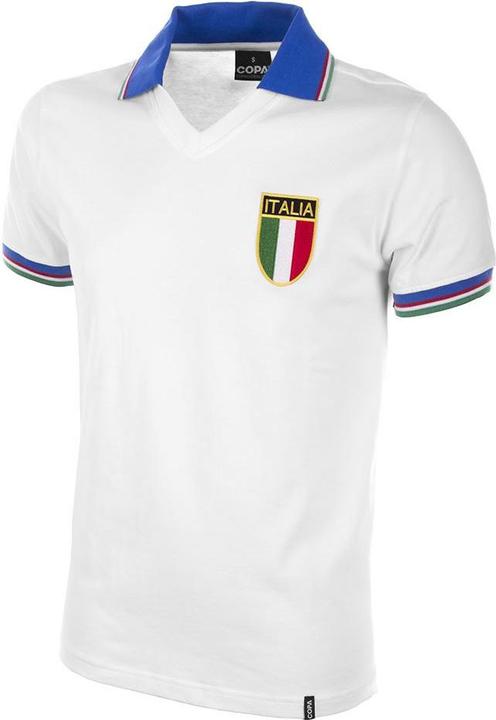 Actual product image Copa Football Italy away World Cup 1982 retro jersey (S)
