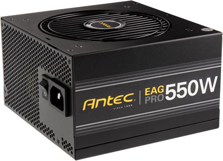 Actual product image Antec EAG Pro 550W 80 PLUS Gold Power Supply - 550 Watt (550 W)