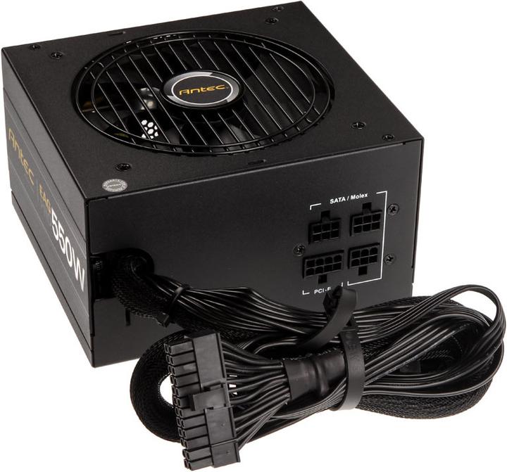 Actual product image Antec EAG Pro 550W 80 PLUS Gold Power Supply - 550 Watt (550 W)