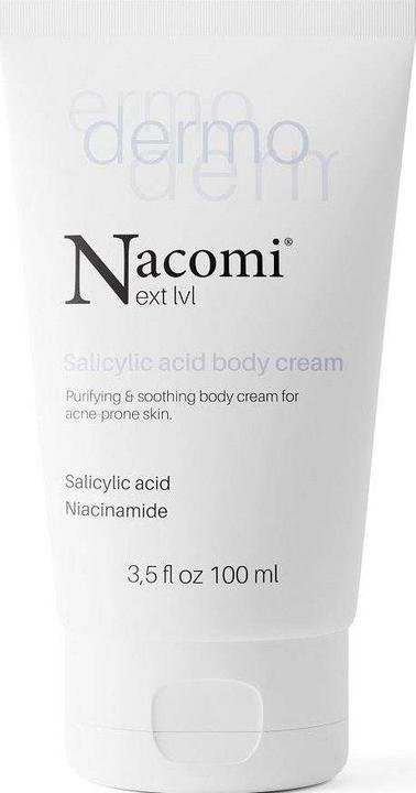 Immagine prodotto Nacomi Next Level Dermo Crema Corpo Detergente e Lenitiva con Acido Salicilico e Niacinamide 100Ml (Crema corpo, 100 ml)
