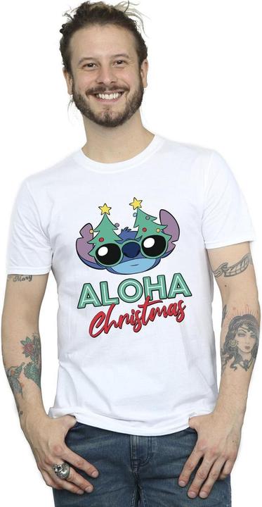 Produktbild Disney Lilo And Stitch Christmas Tree Shades TShirt (XL)