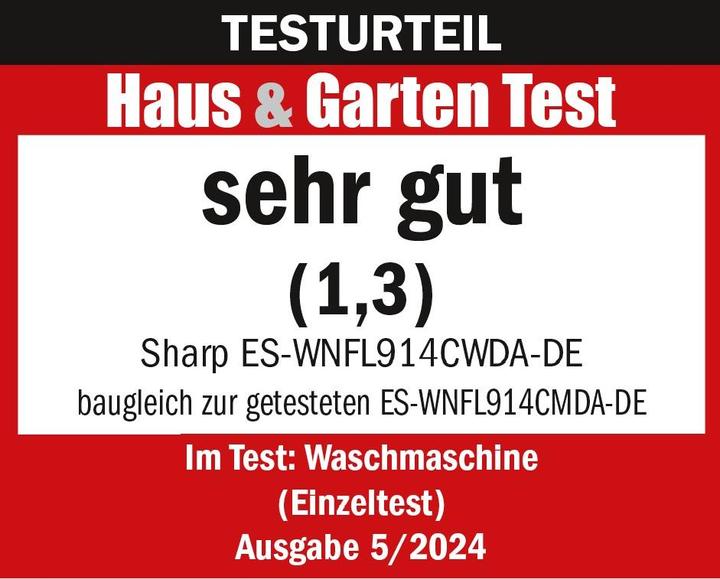 Immagine prodotto Sharp ES-WNFL914CWDA-EN (9 kg, A sinistra)