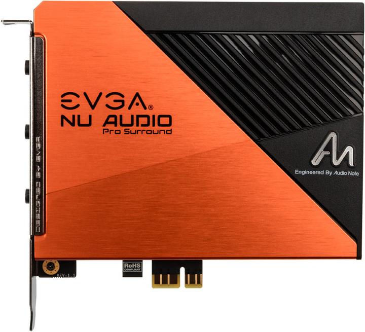Produktbild EVGA NU Audio Pro 7.1 Soundkarte, PCI-E x1 (PCIe 2.0)