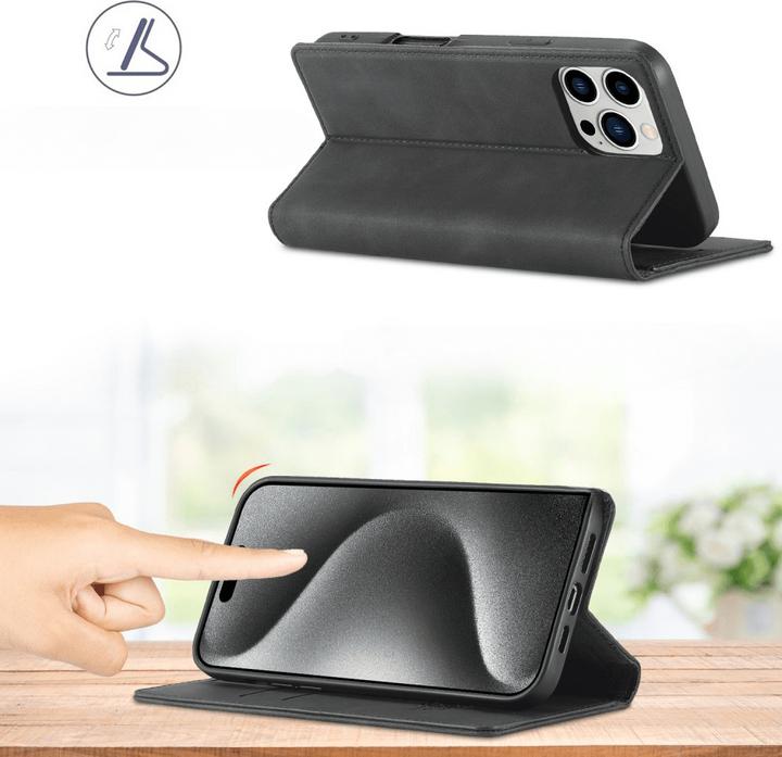 Actual product image LC.Imeeke iPhone 16 Pro Max - Flip Case Vintage (Apple iPhone 16 Pro Max)