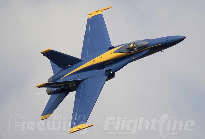 Immagine prodotto Freewing F/A-18C Hornet Blue Angel PNP 90mm 12B Jet EDF (Jet)