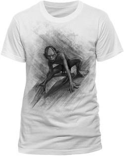 Produktbild HEO The Hobbits T-Shirt: Smaugs Einöde-Gollum Sketch (S)