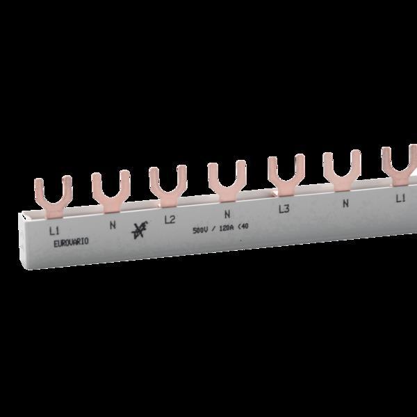 Produktbild Doepke Phasenschiene EV-S G 3.1+N.12.120 ** FI/LS 10qmm Gabel 4-pol 12TE 120A