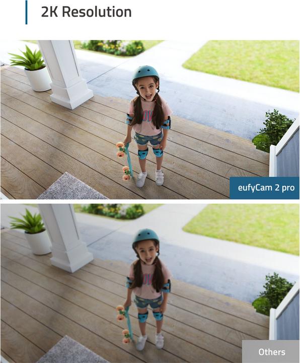 Actual product image eufy eufyCam 2 Pro additional camera (2304 x 1296 Pixels)