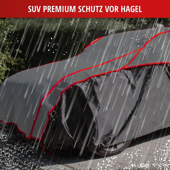Actual product image Walser SUV hail protection tarpaulin Premium Hybrid