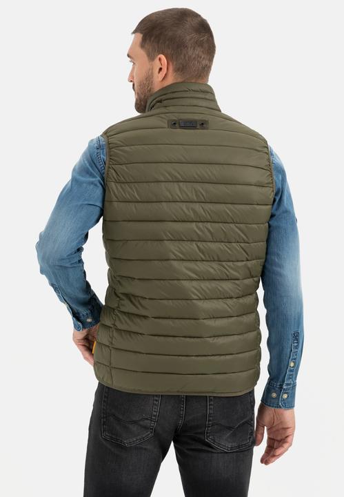 Image du produit Camel Active Gilet matelassé avec surpiqûres horizontales en polyester recyclé (60)