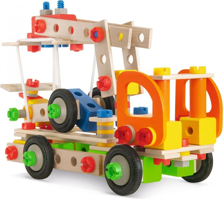 Actual product image Eichhorn Constructor 4in1 Kraanwagen, 170dlg.